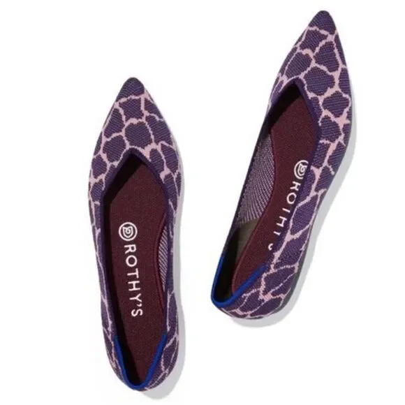 NEW Rothy’s The Point Violet Giraffe - Picture 1 of 3